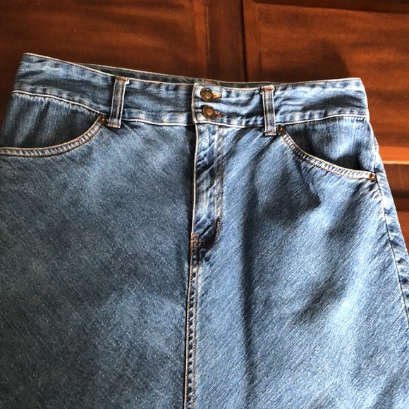 Women’s size 10 Petite shaver Lake jean skirt - Picture 2 of 11